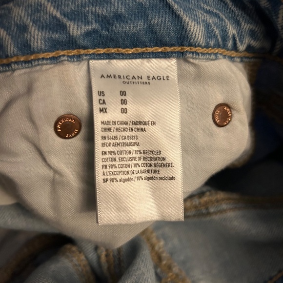 Women's American Eagle Light Wash Jean Skirt - Picture 5 of 5